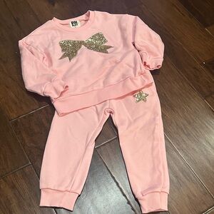 Pink and Gold Kids Matching Set